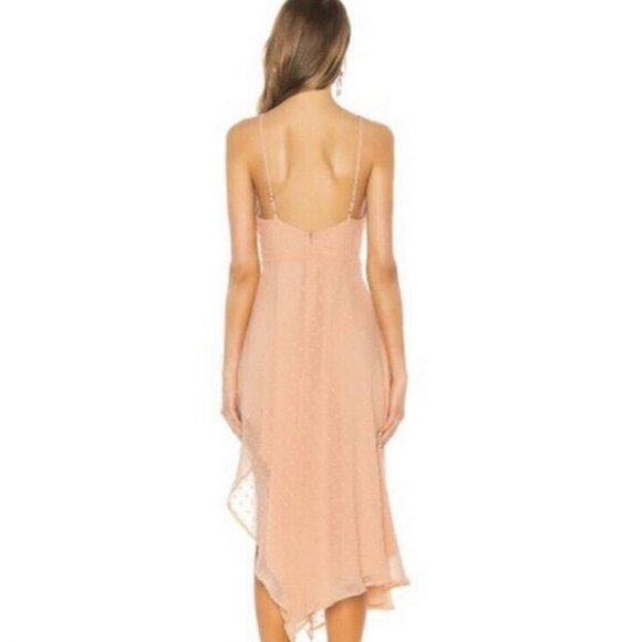 NEW NBD Peach Midi Dress Size XS - Picture 14 of 14